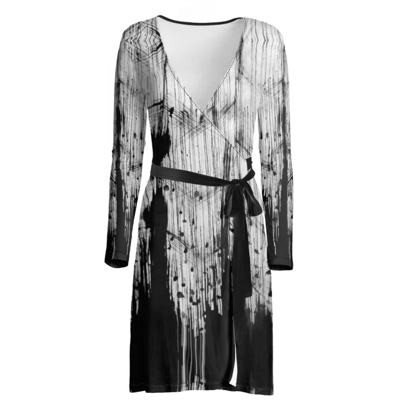 Eagle Feather Wrap Dress