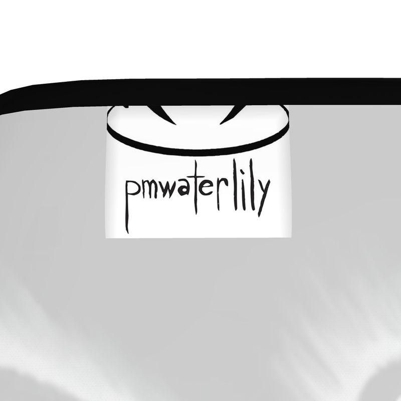 Eagle Feathers Black on White Bandana