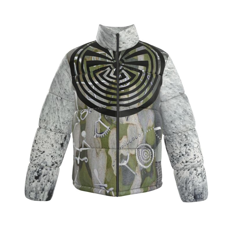 Petroglyph & Maze Mens Puffer Jacket
