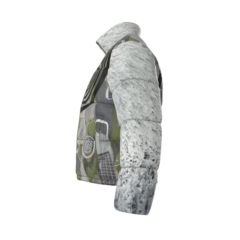 Petroglyph & Maze Mens Puffer Jacket