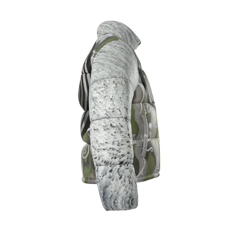 Petroglyph & Maze Mens Puffer Jacket