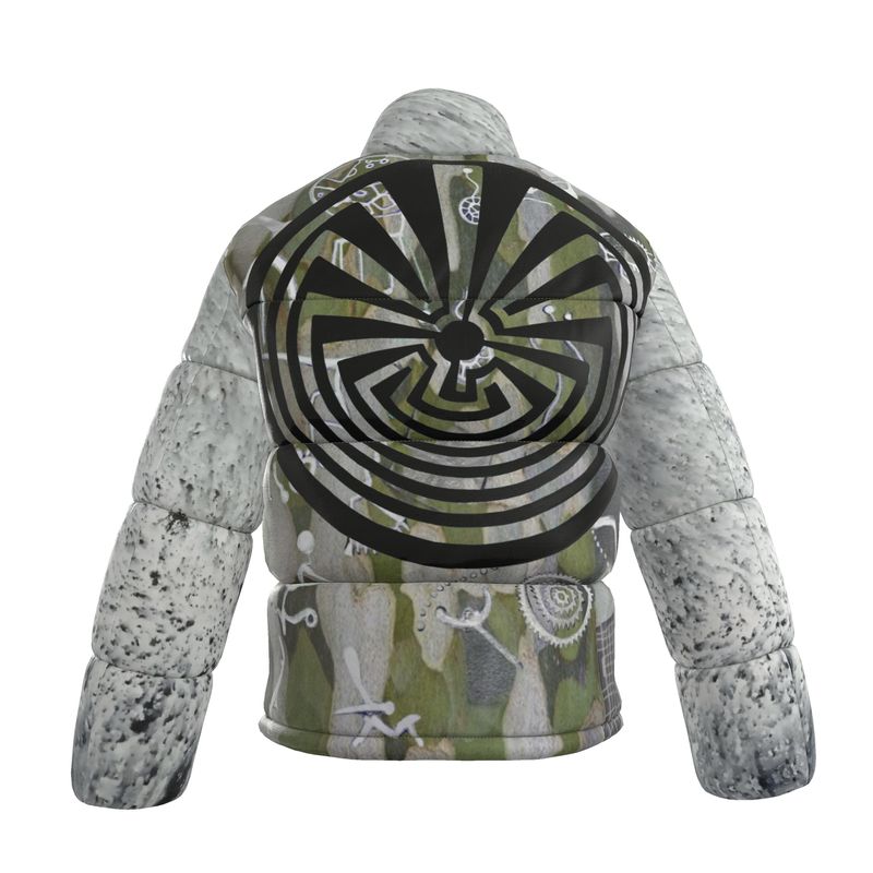 Petroglyph & Maze Mens Puffer Jacket