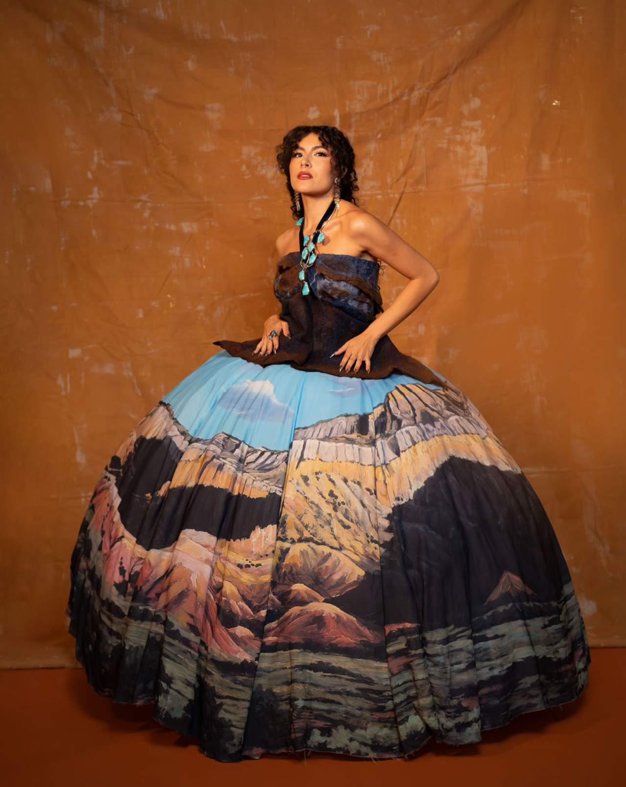 “Navajo Landscape” Gown