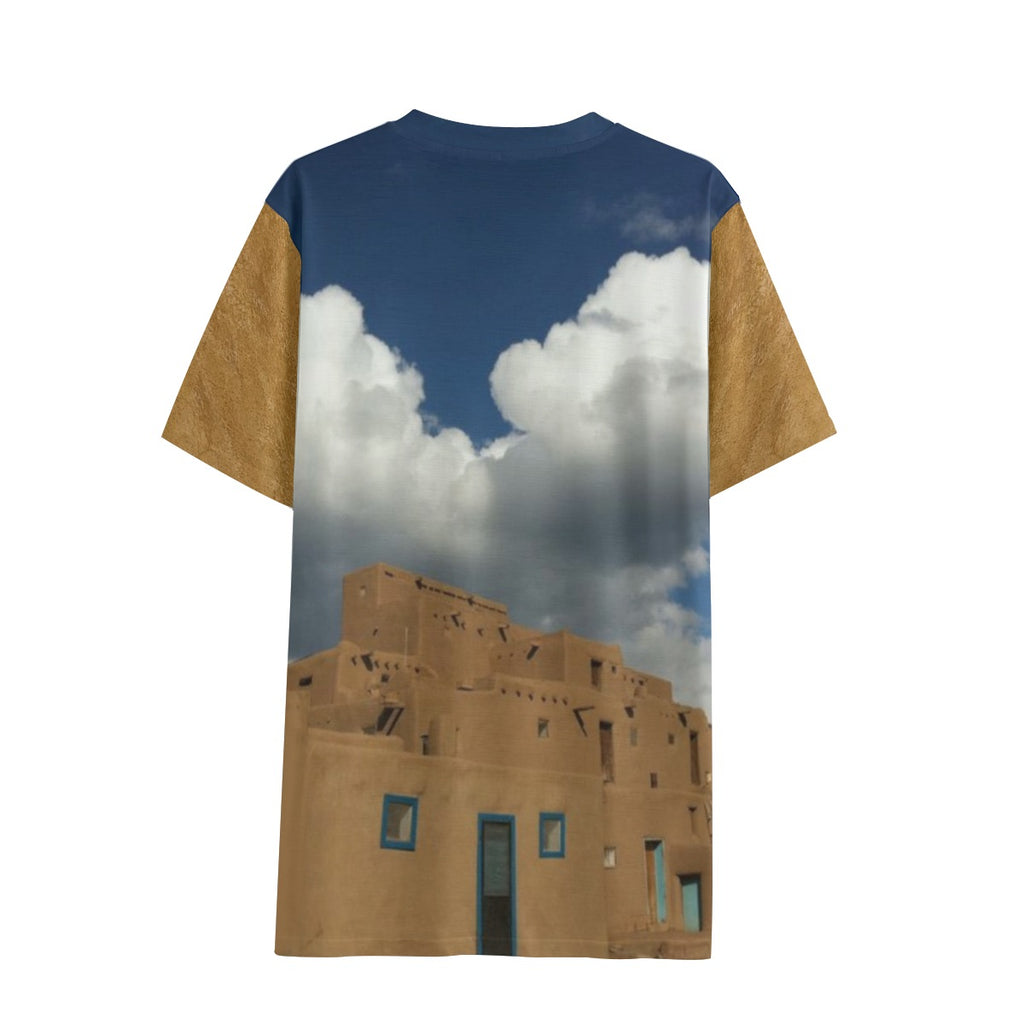 Eco-friendly All-over Print Unisex V-neck T-Shirt