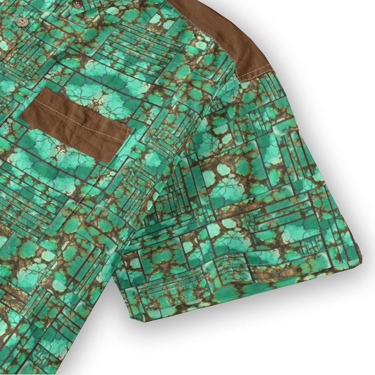 All-Over Print Men's Breathable Cotton Shirt|125GSM