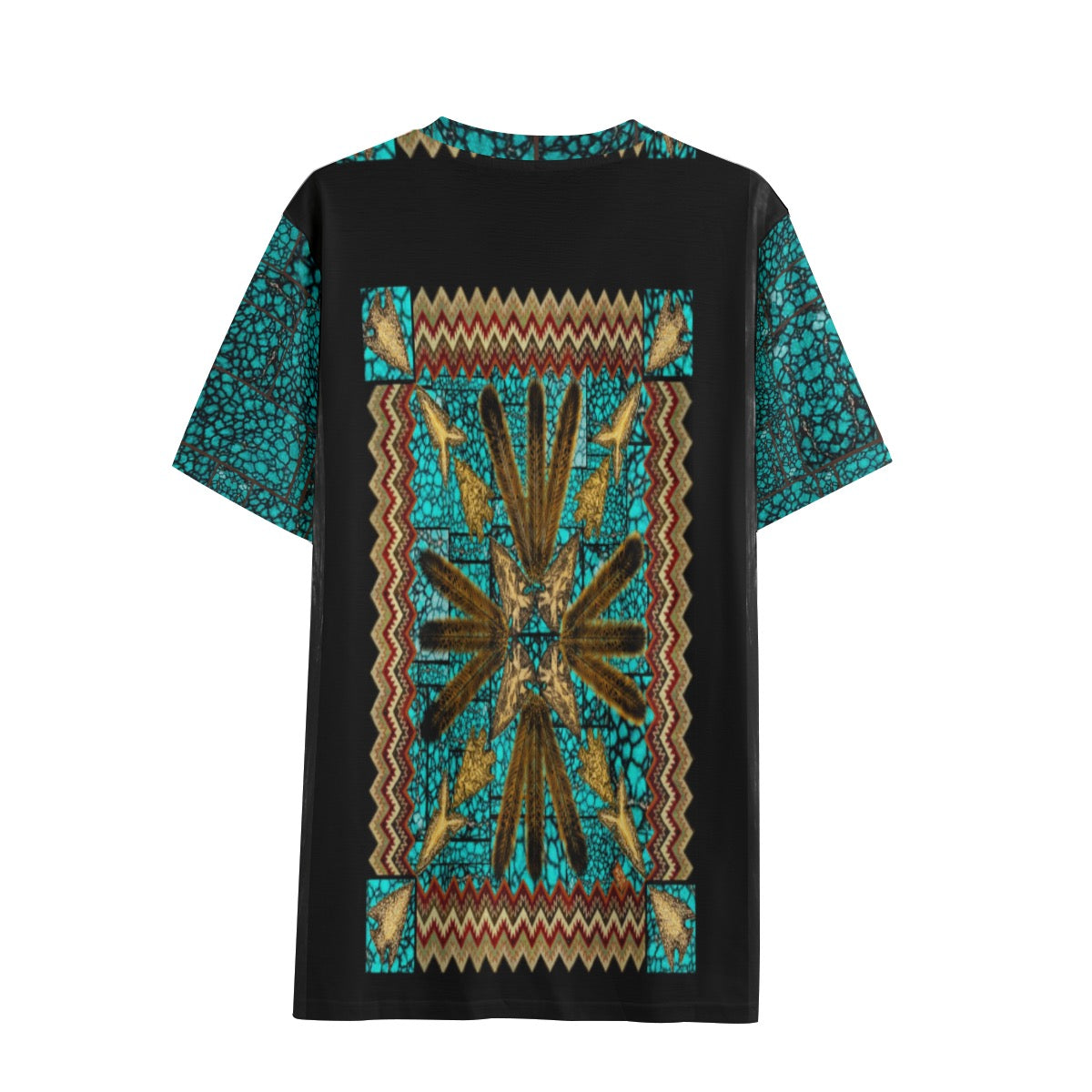 Eco-friendly All-over Print Unisex V-neck T-Shirt
