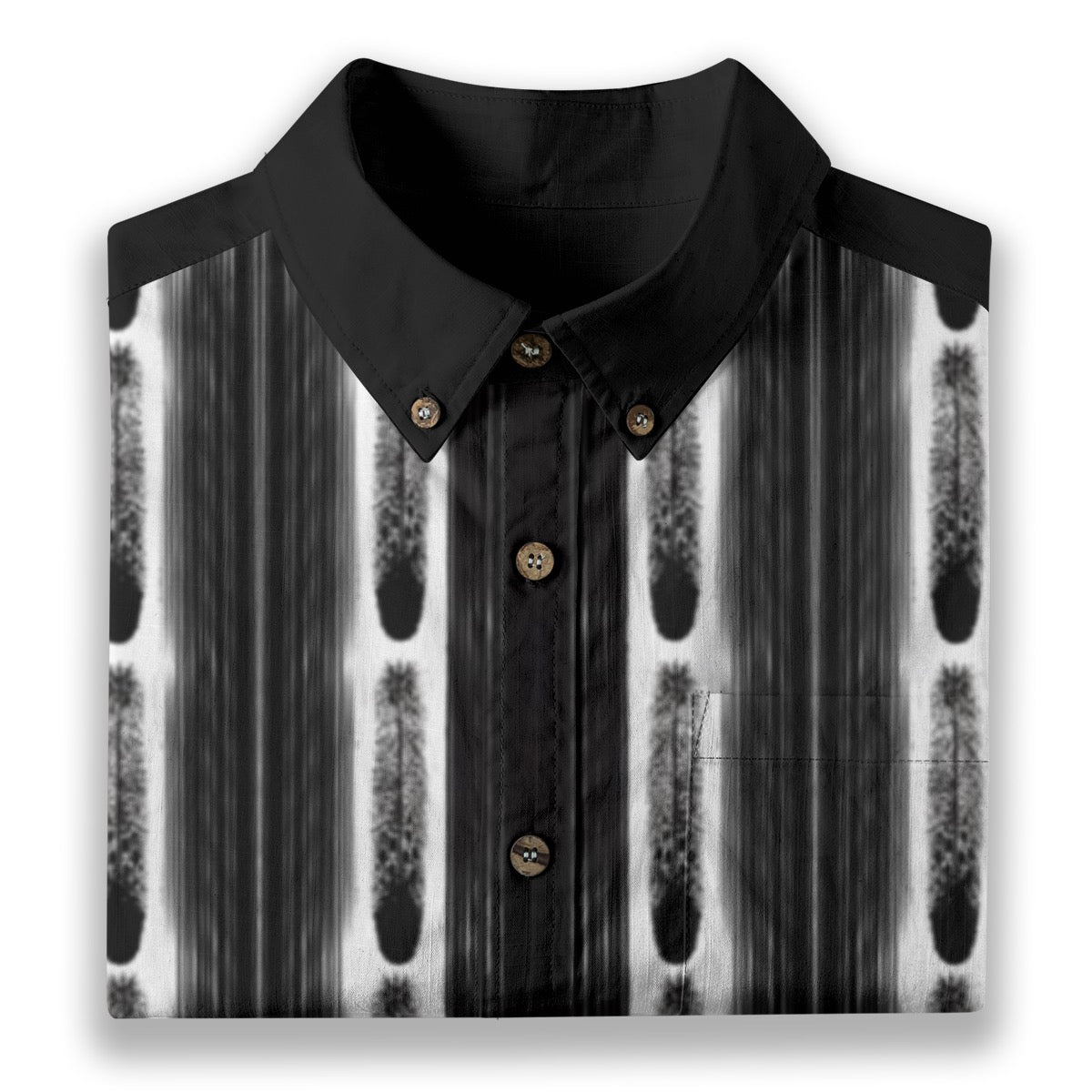 All-Over Print Men's Breathable Cotton Shirt|125GSM