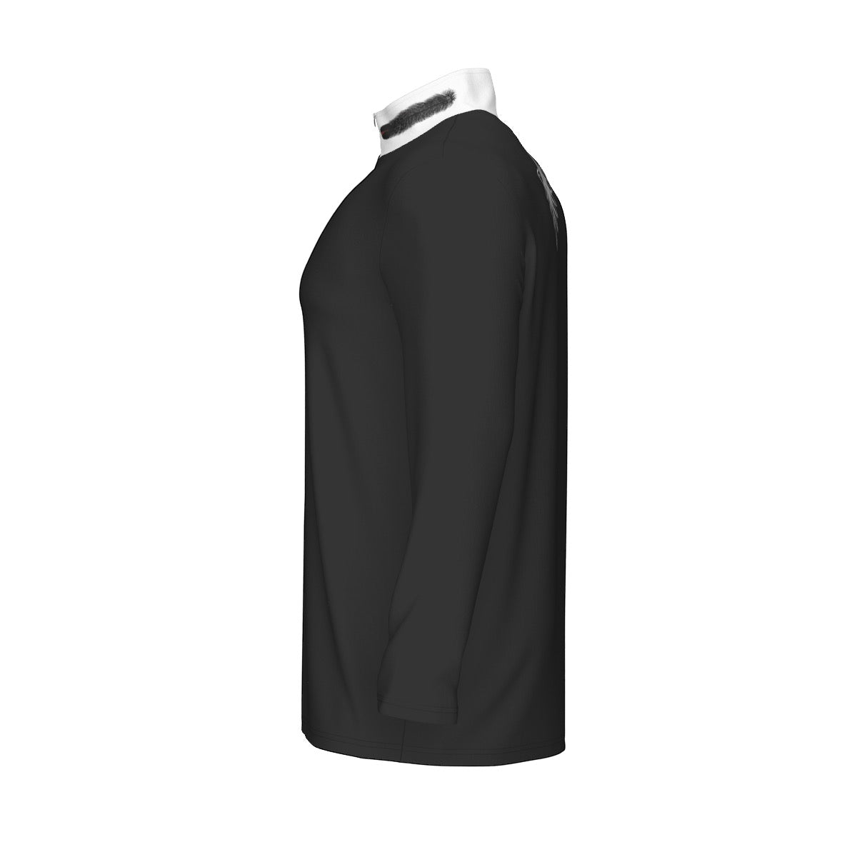 All-Over Print Men's Sports Collar Jersey With Long Sleeve| Interlock