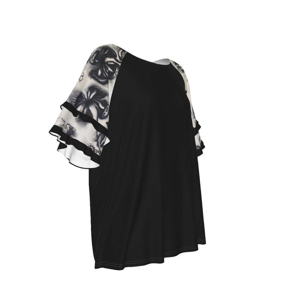 Women's Round Neck Raglan Sleeve T-shirt