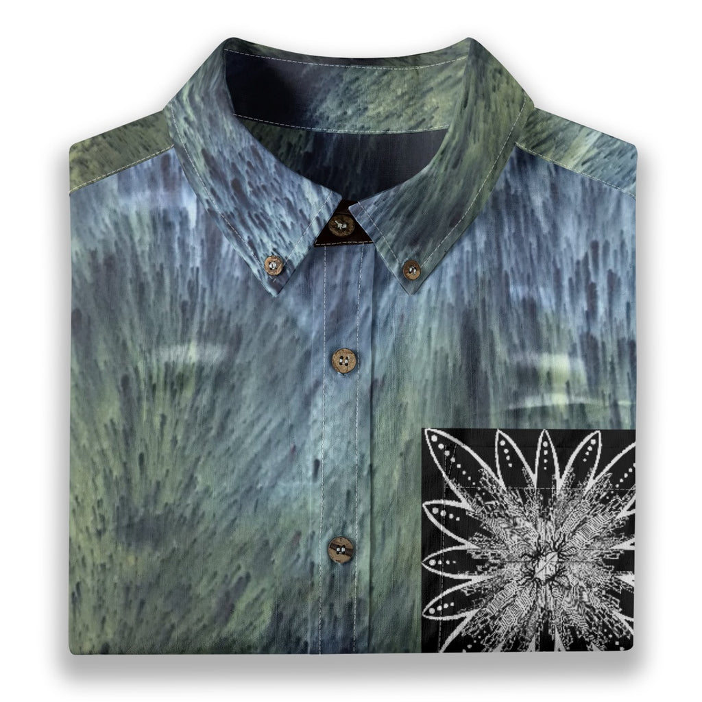 All-Over Print Men's Breathable Cotton Shirt|125GSM