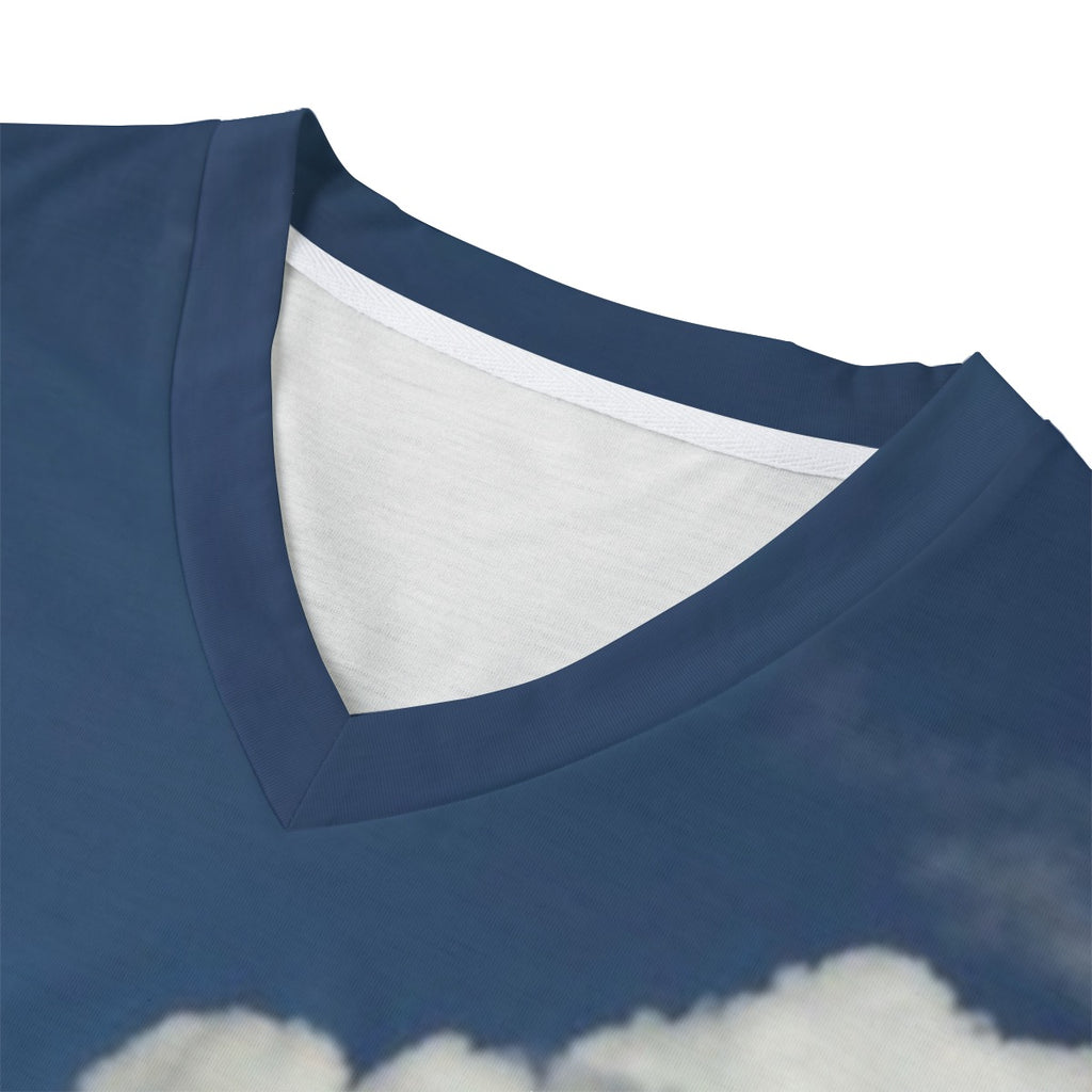 Eco-friendly All-over Print Unisex V-neck T-Shirt