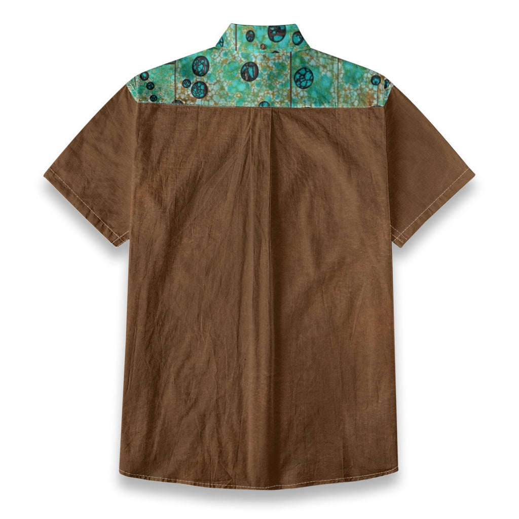 All-Over Print Men's Breathable Cotton Shirt|125GSM