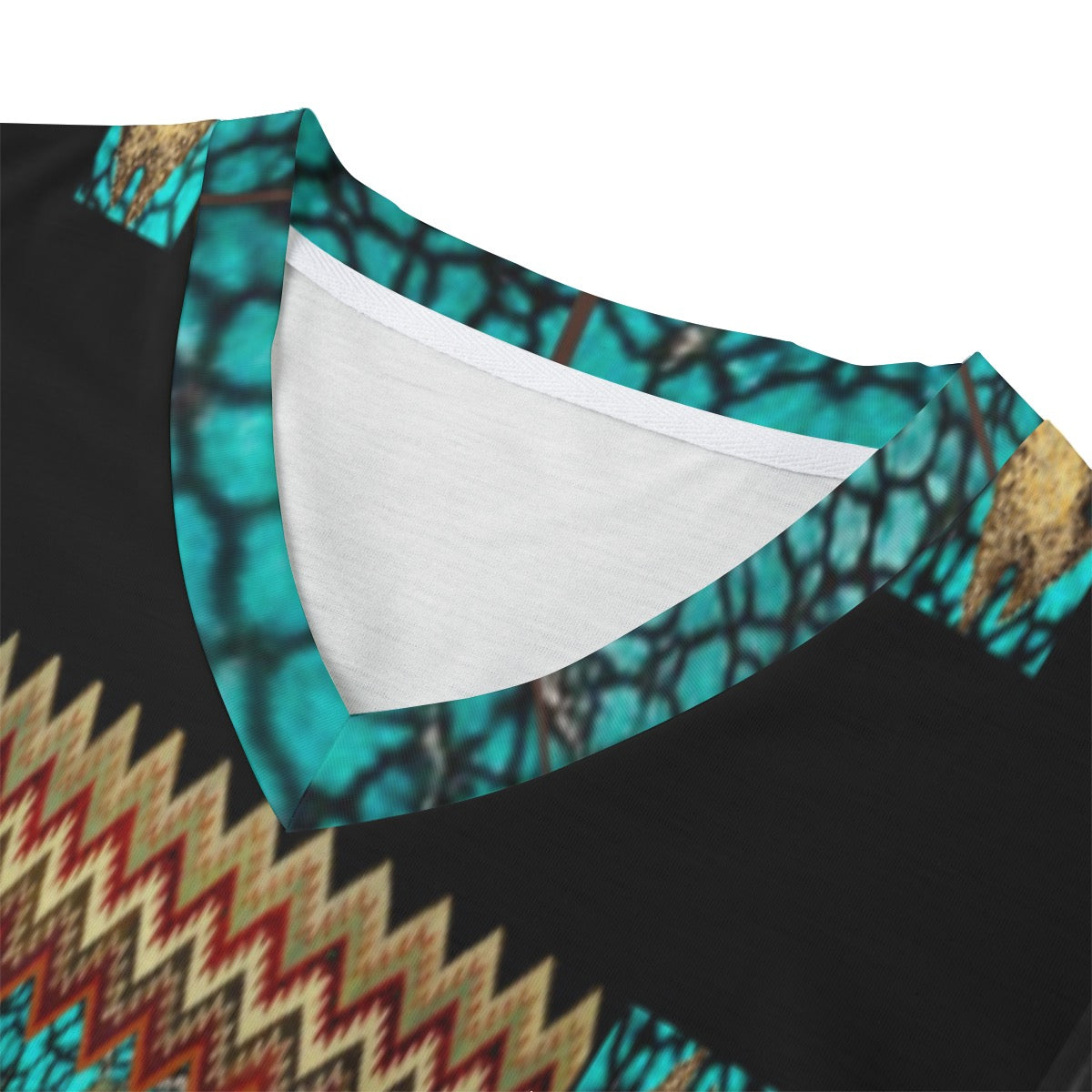 Eco-friendly All-over Print Unisex V-neck T-Shirt