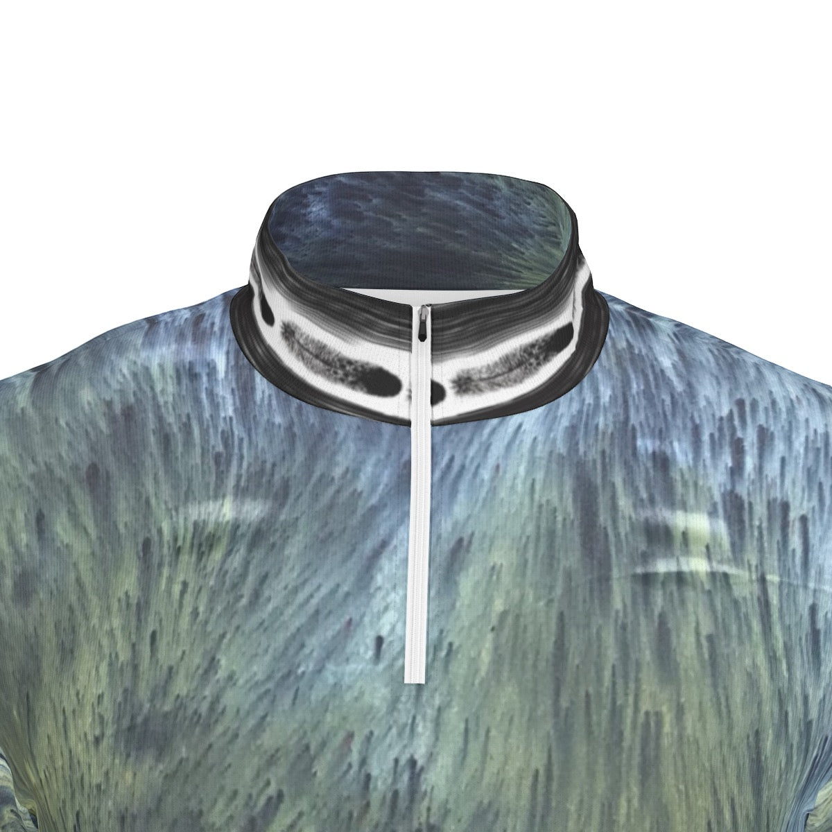 All-Over Print Men's Sports Collar Jersey With Long Sleeve| Interlock