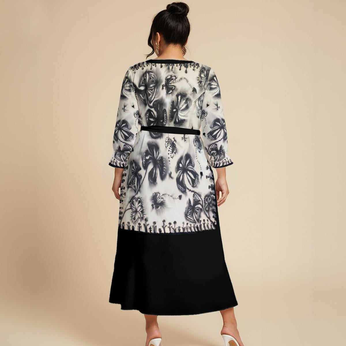 All-Over Print Women’s Maxi Dress|Plus Size