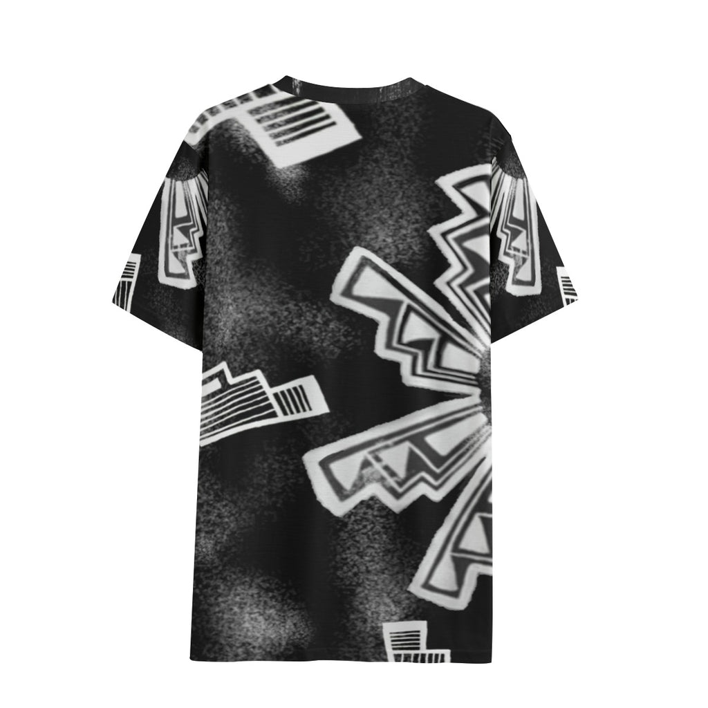 Eco-friendly All-over Print Unisex V-neck T-Shirt