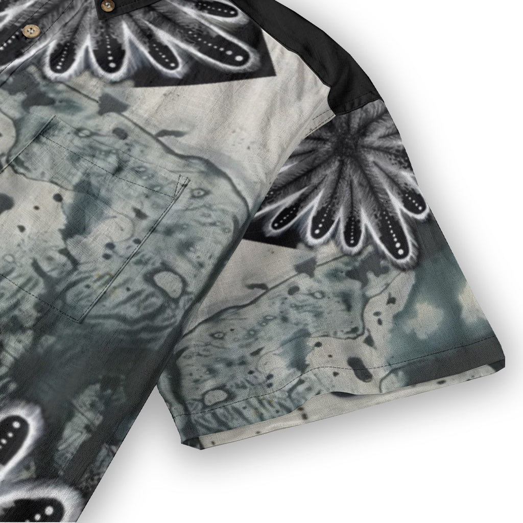 All-Over Print Men's Breathable Cotton Shirt|125GSM