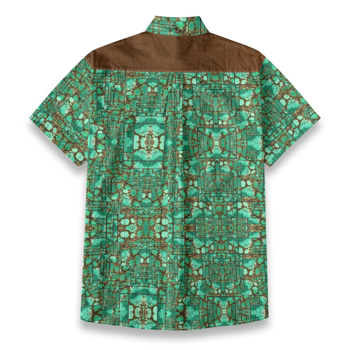 All-Over Print Men's Breathable Cotton Shirt|125GSM