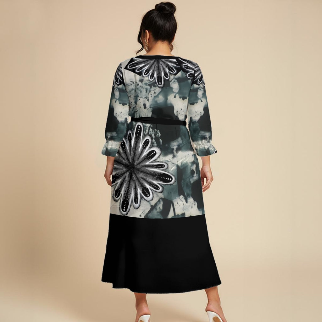 All-Over Print Women’s Maxi Dress|Plus Size