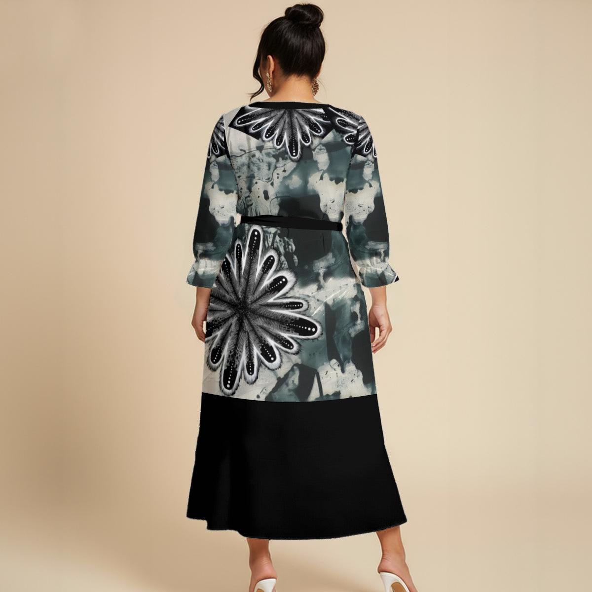 All-Over Print Women’s Maxi Dress|Plus Size