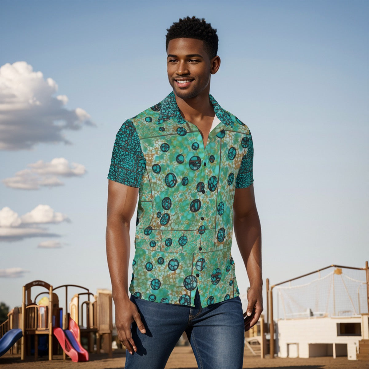 All-Over Print Men's Shirt