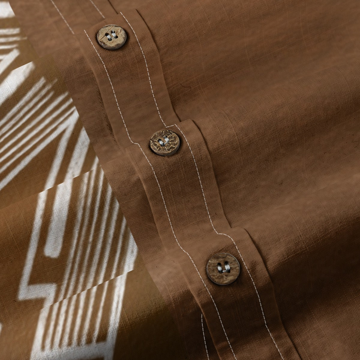 All-Over Print Men's Breathable Cotton Shirt|125GSM