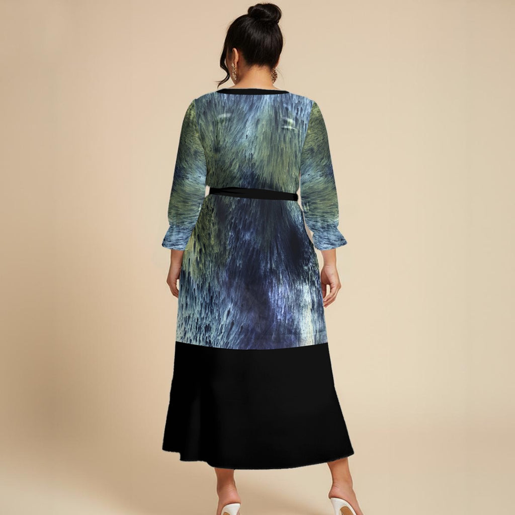 All-Over Print Women’s Maxi Dress|Plus Size