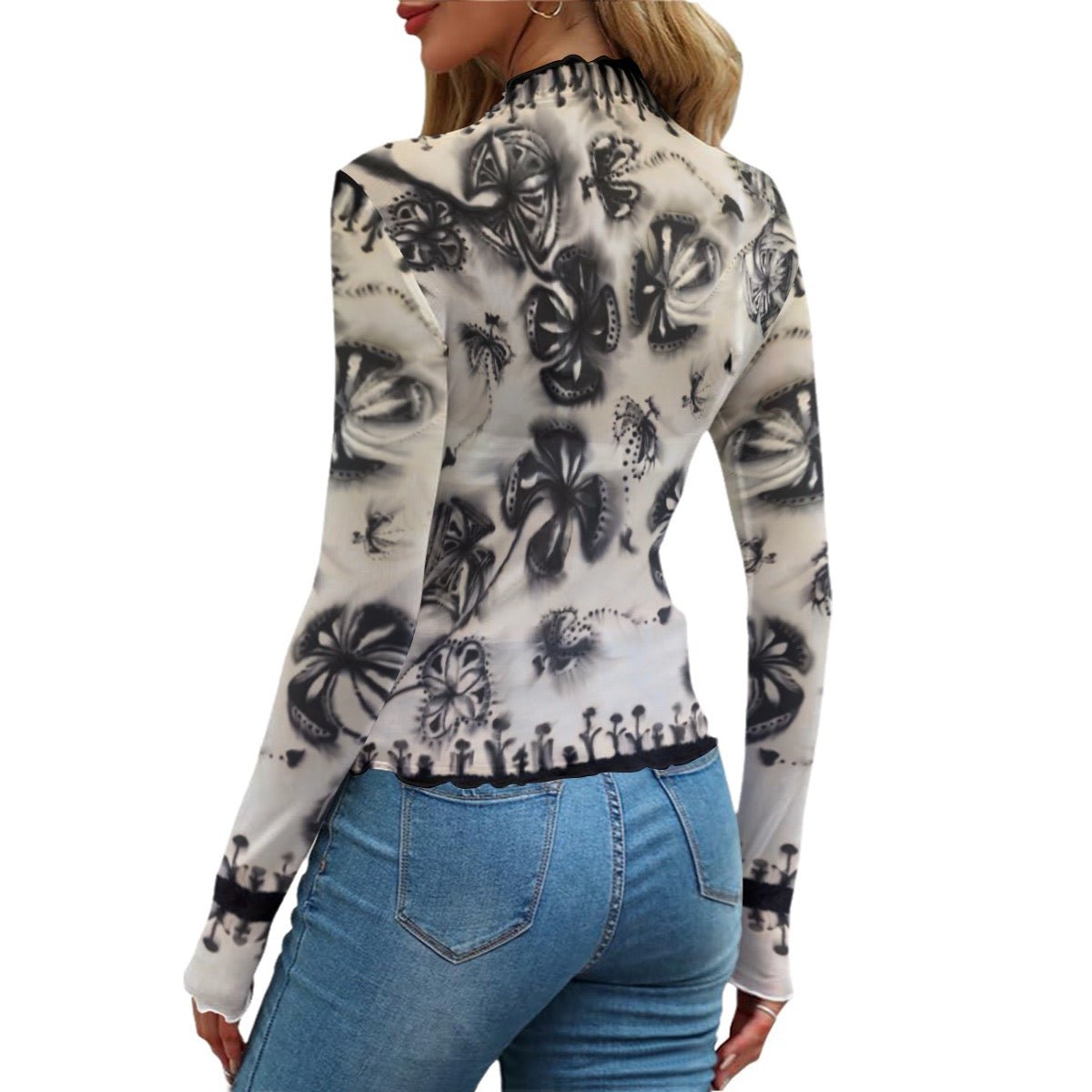 All-Over Print Women's Mesh T-shirt