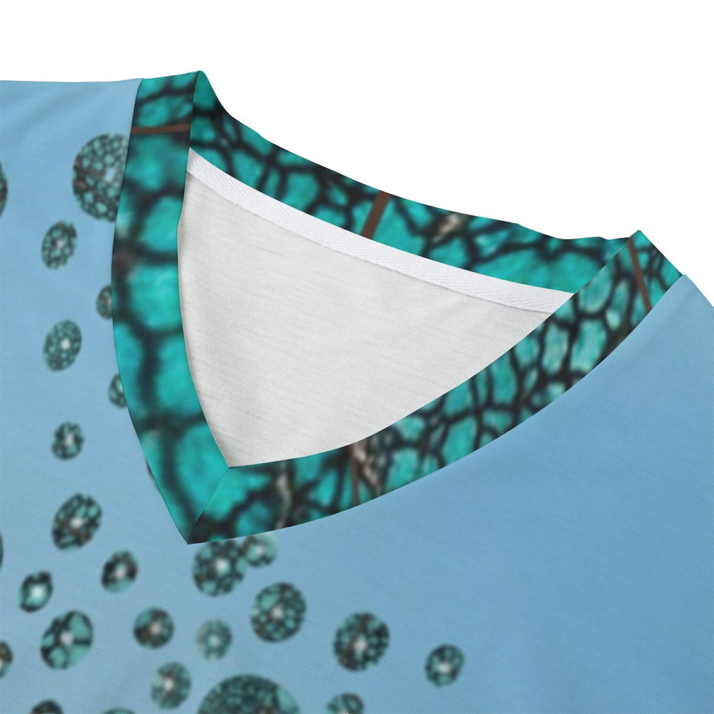 Eco-friendly All-over Print Unisex V-neck T-Shirt