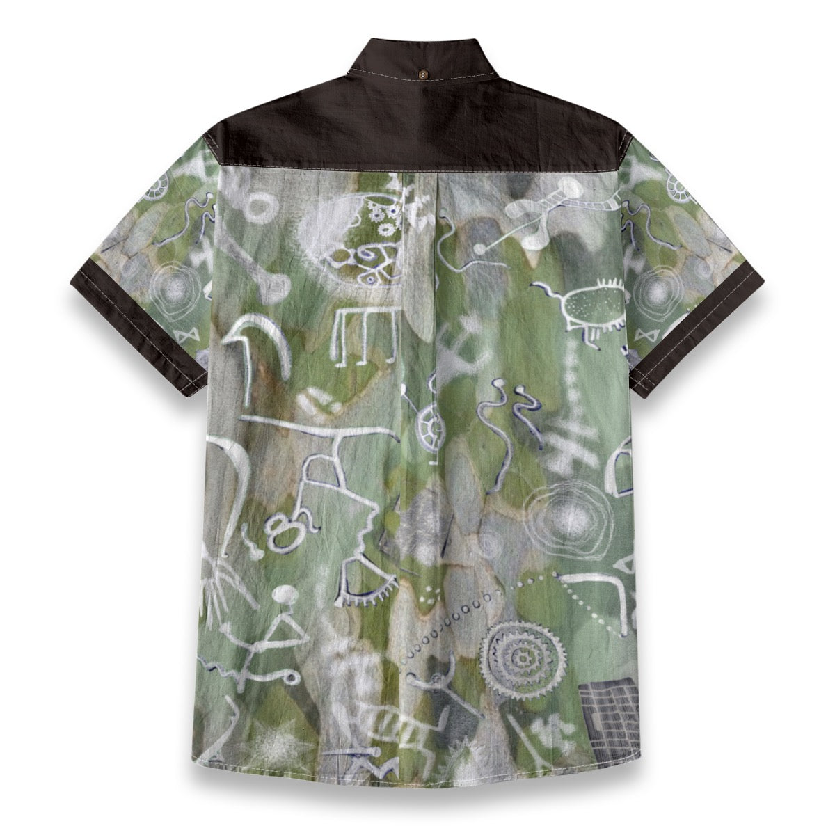 All-Over Print Men's Breathable Cotton Shirt|125GSM