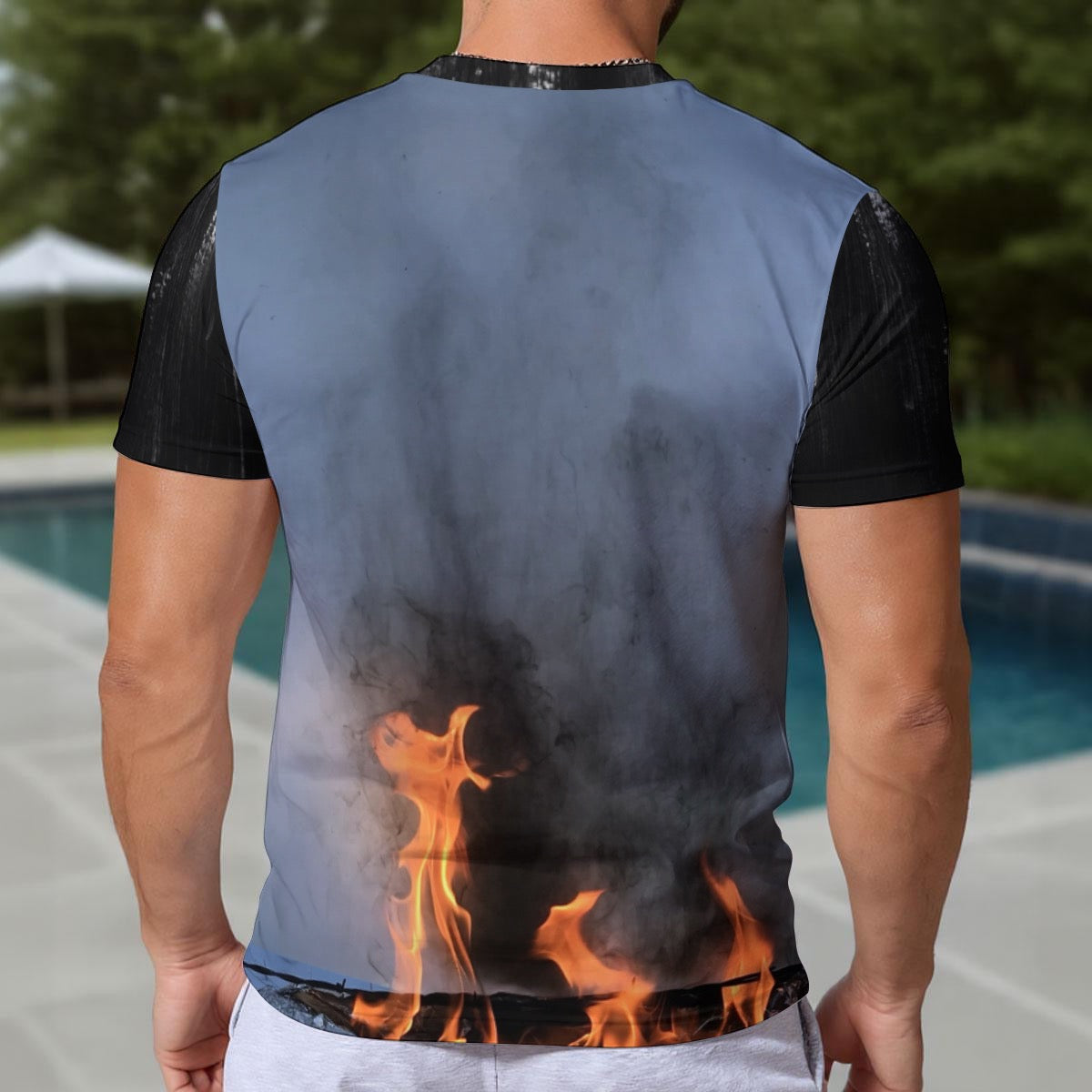 Eco-friendly All-Over Print Men's Short Sleeve T-shirt