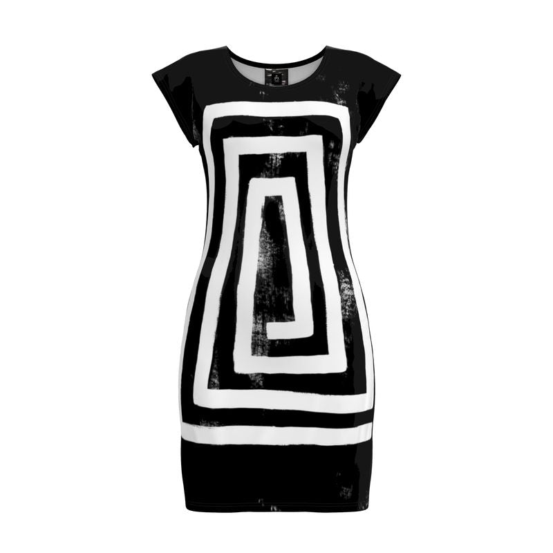 Chaco Inspired Maze Shift Dress