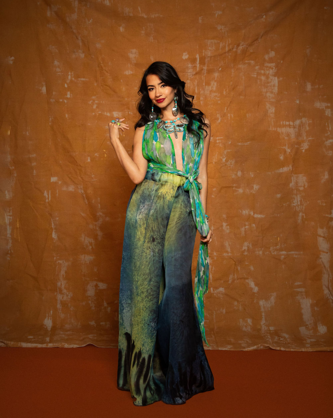 Stormy Sage Terrain Jumpsuit