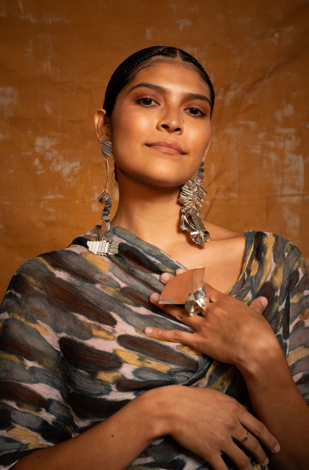 “Cool Sage Mist” Silk Wrap