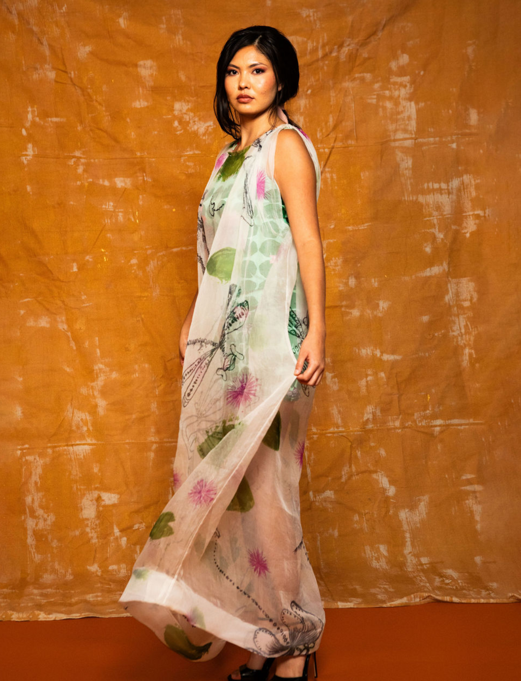 “Floating Waterlilies I” Dress