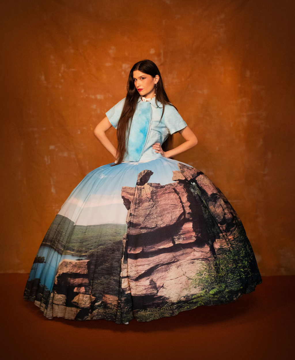 “Navajo Landscape” Gown