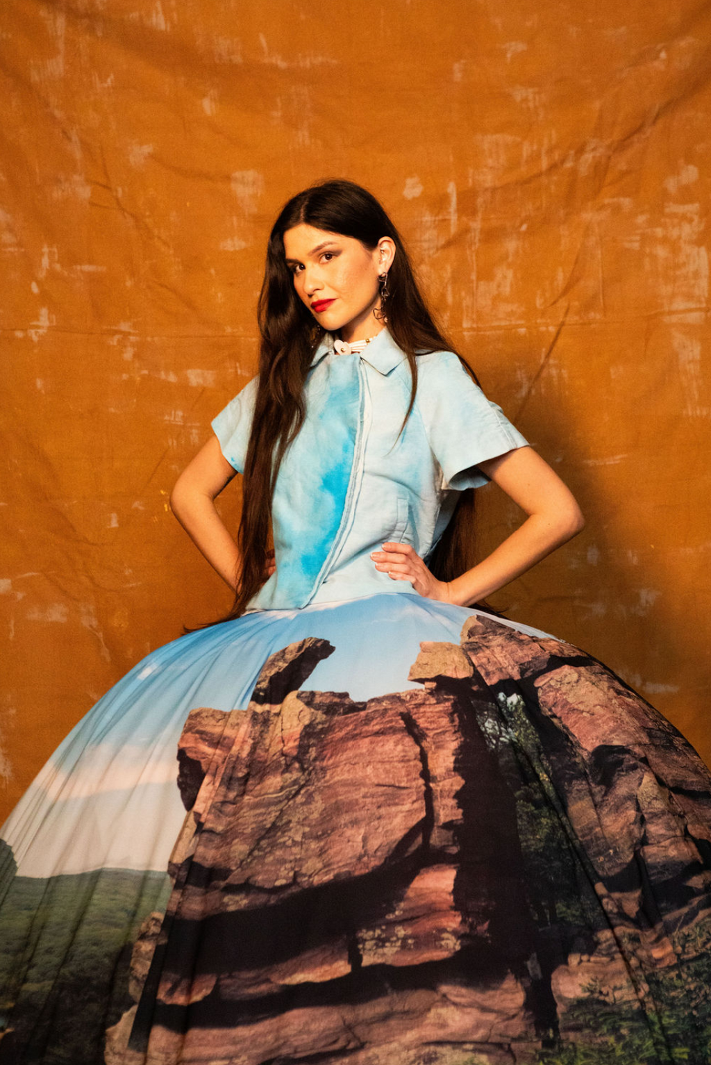 “Navajo Landscape” Gown
